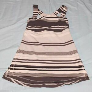 LULULEMON TRACK AND TRAIN TANK STRIPE SZ 2/XS